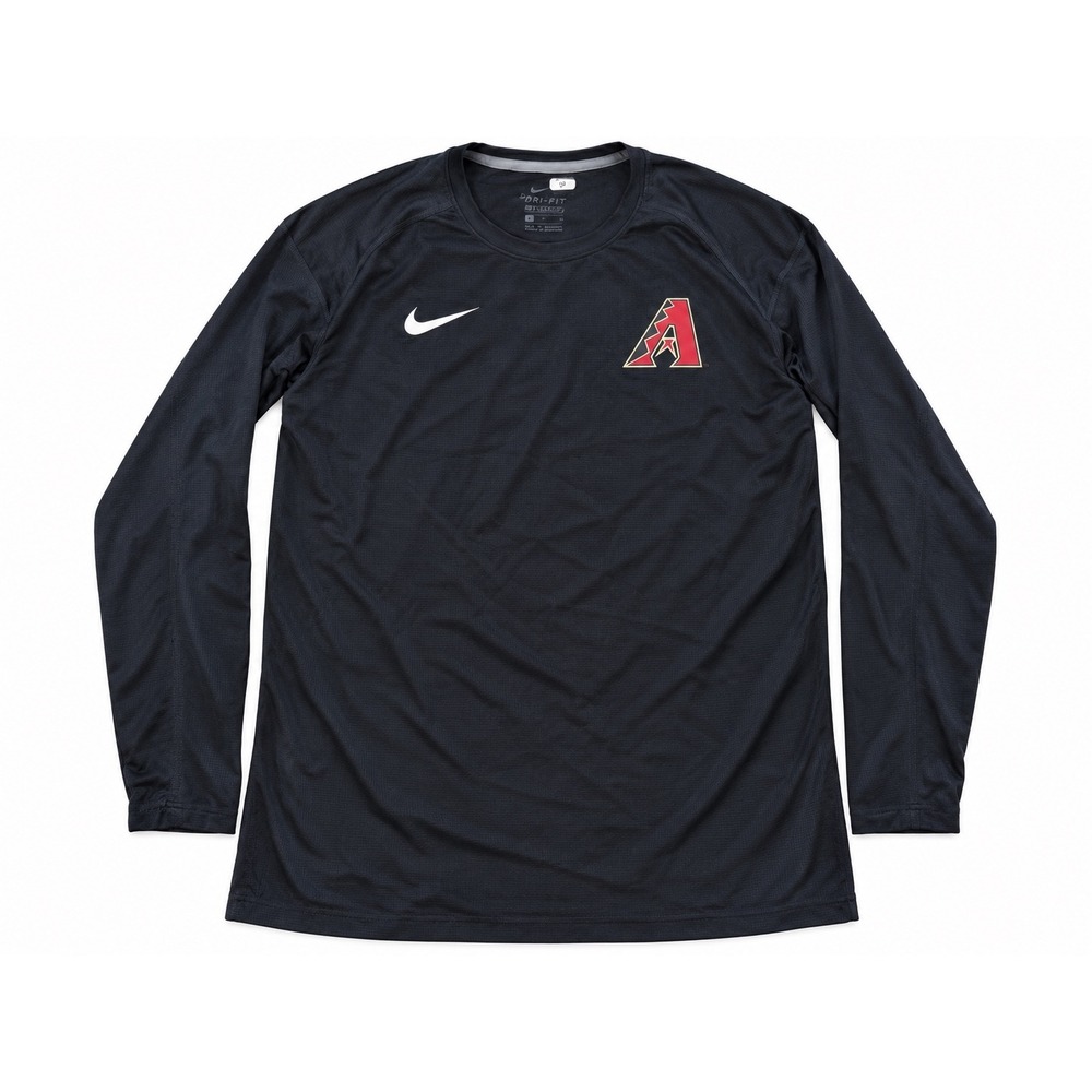 Nike Arizona Diamondbacks Authentic Collection Dri-FIT Long Sleeve Shirt Men's L